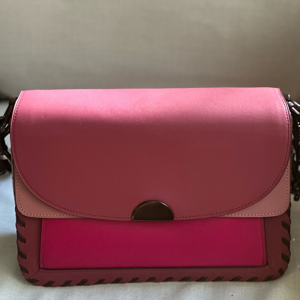 Coach Dreamer Shoulder Bag in Colorblock with Whipstitch